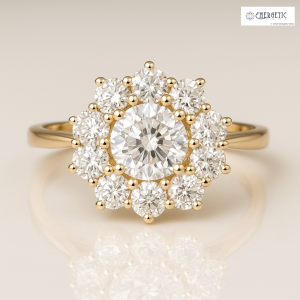 Diamond Cluster Ring