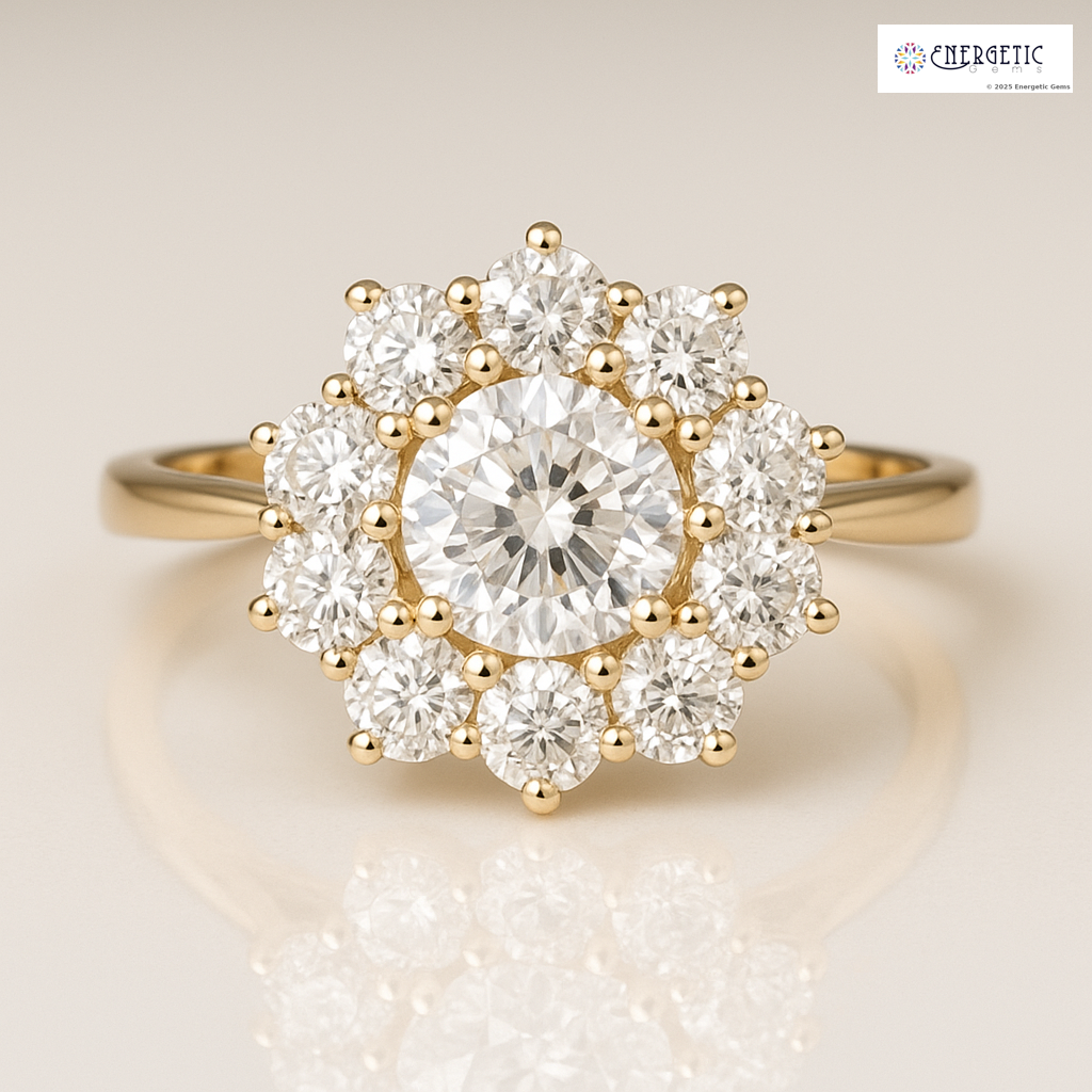 Diamond Cluster Ring