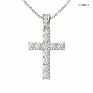 Diamond Cross Pendant 