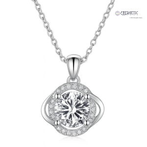 Platinum Diamond Pendant Necklace