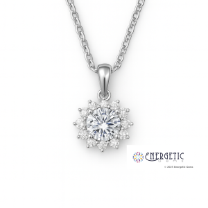 Snowflake Diamond Pendant Necklace