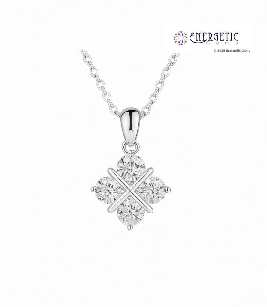 Diamond Pendant Necklace Cross Design