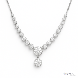 Diamond Station Necklace