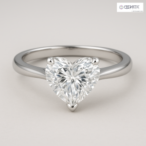 Heart-Shaped Diamond Ring