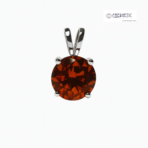 Natural Hessonite (Gomed) Pendant