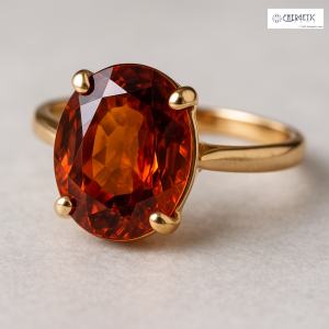 Natural Hessonite Ring