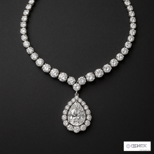 Pear Cut Luxury Diamond Necklace