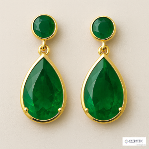 Emerald Drop Earrings