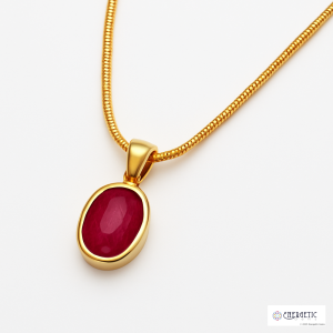 Ruby Pendant Necklace