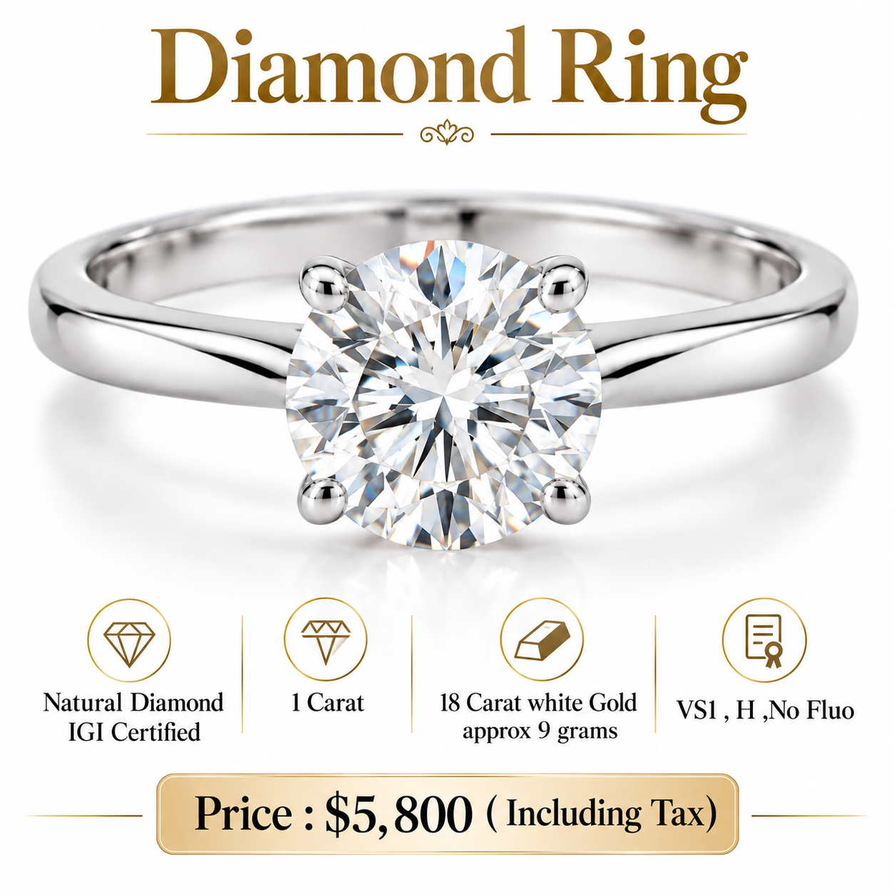 Luxury Diamond Ring